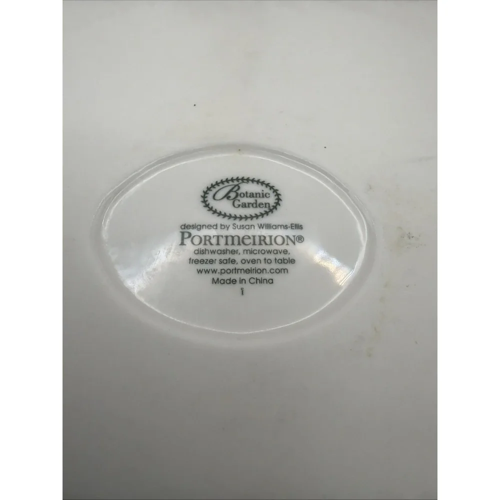 Portmeirion Casserole Botanic Garden Lilac Au Gratin Baking/Serving Dish Handles